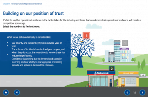 Nationwide Building Society elearning project page