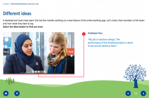 Nationwide Building Society elearning project page