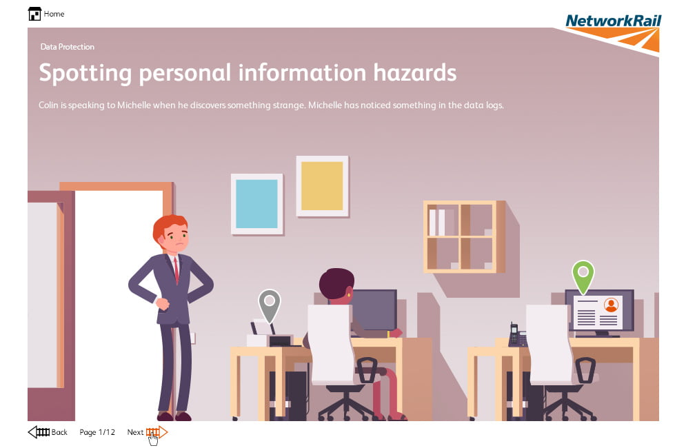 Network Rail elearning project page