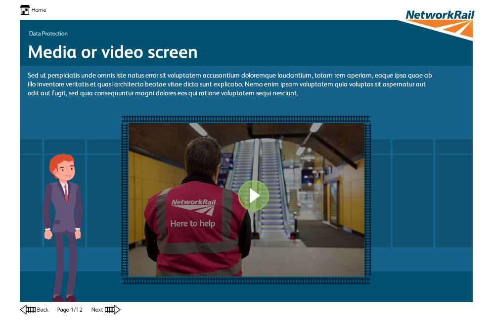 Network Rail elearning project page