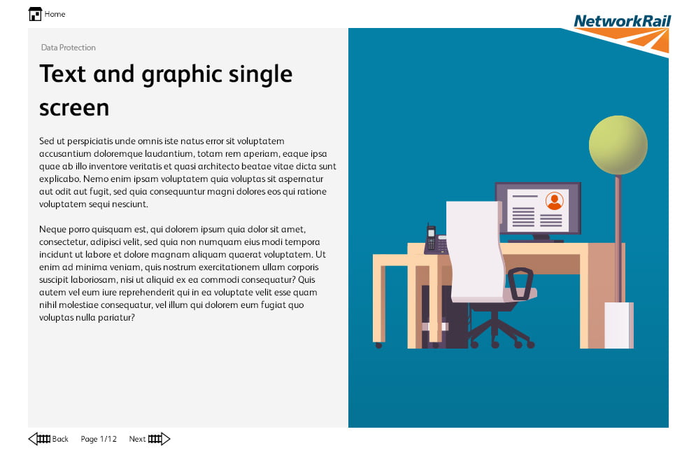 Network Rail elearning project page
