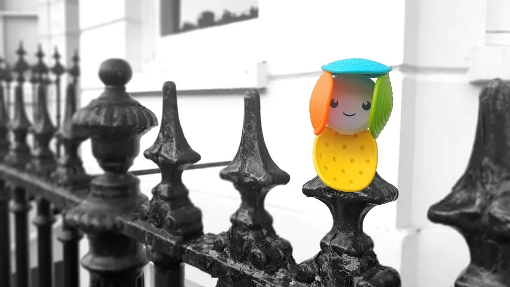 Peaky-boo on a spike. Hove, Sussex