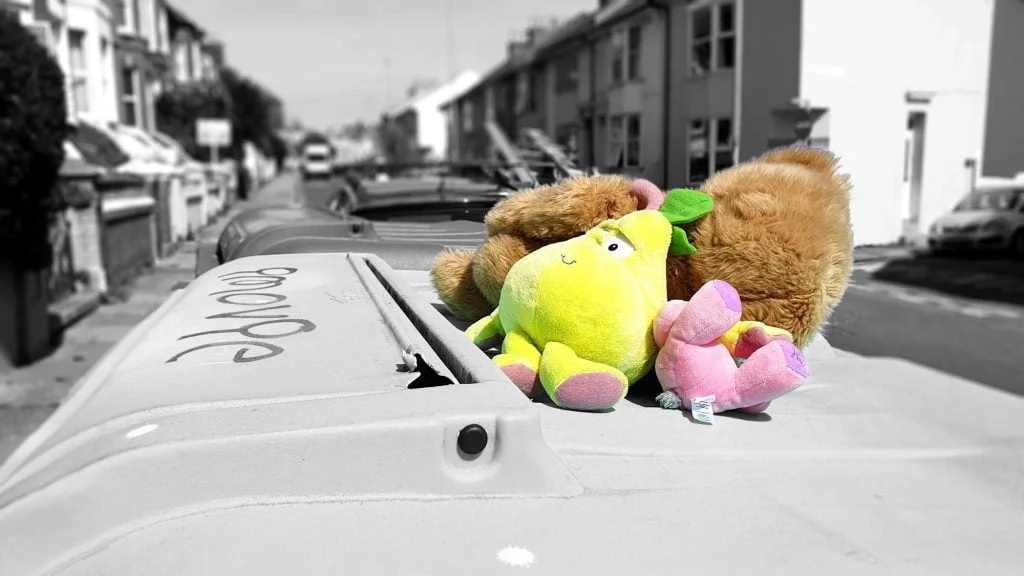 Fruity bear, Moulsecoomb, Sussex