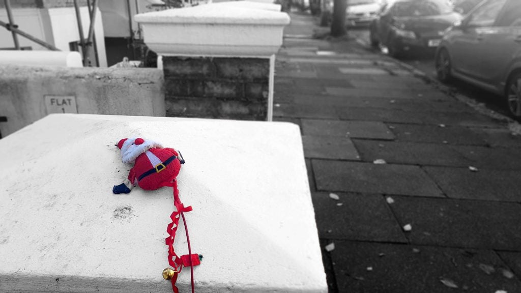 Exhausted Santa, Hove, Sussex