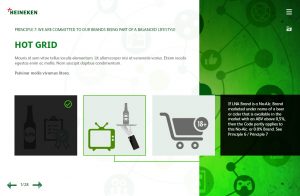 Heineken elearning project page